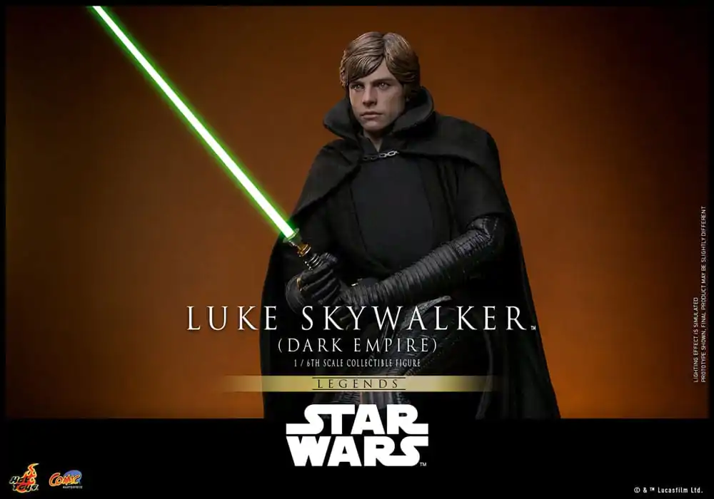 Star Wars: Dark Empire Comic Masterpiece Akčná figúrka 1/6 Luke Skywalker 30 cm termékfotó