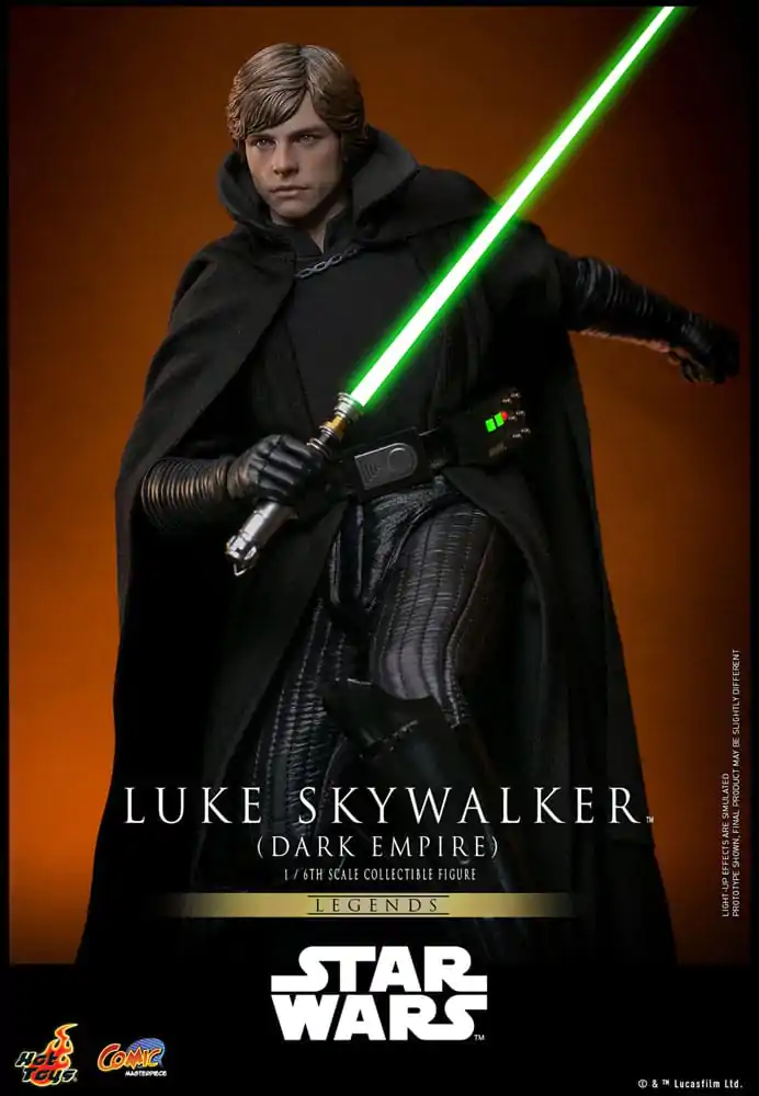 Star Wars: Dark Empire Comic Masterpiece Akčná figúrka 1/6 Luke Skywalker 30 cm termékfotó