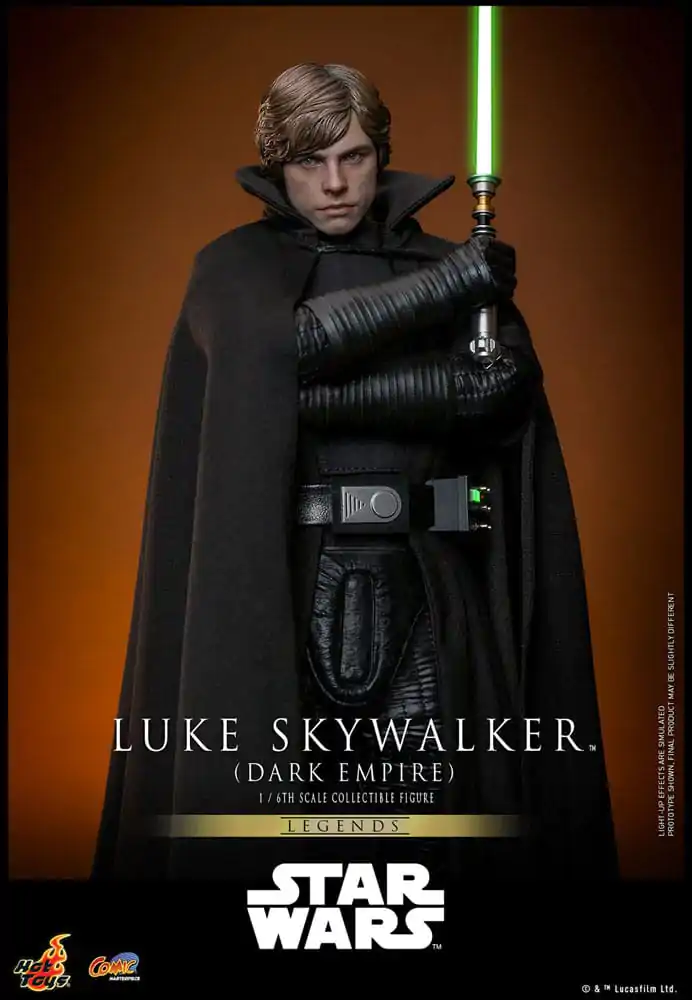 Star Wars: Dark Empire Comic Masterpiece Akčná figúrka 1/6 Luke Skywalker 30 cm termékfotó