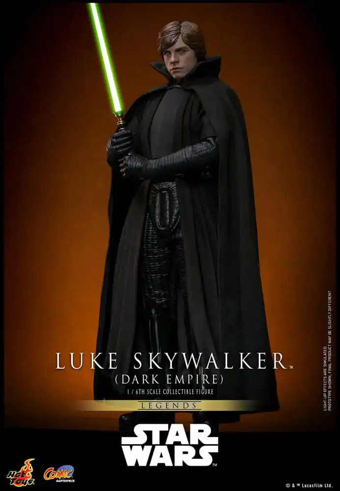 Star Wars: Dark Empire Comic Masterpiece Akčná figúrka 1/6 Luke Skywalker 30 cm termékfotó