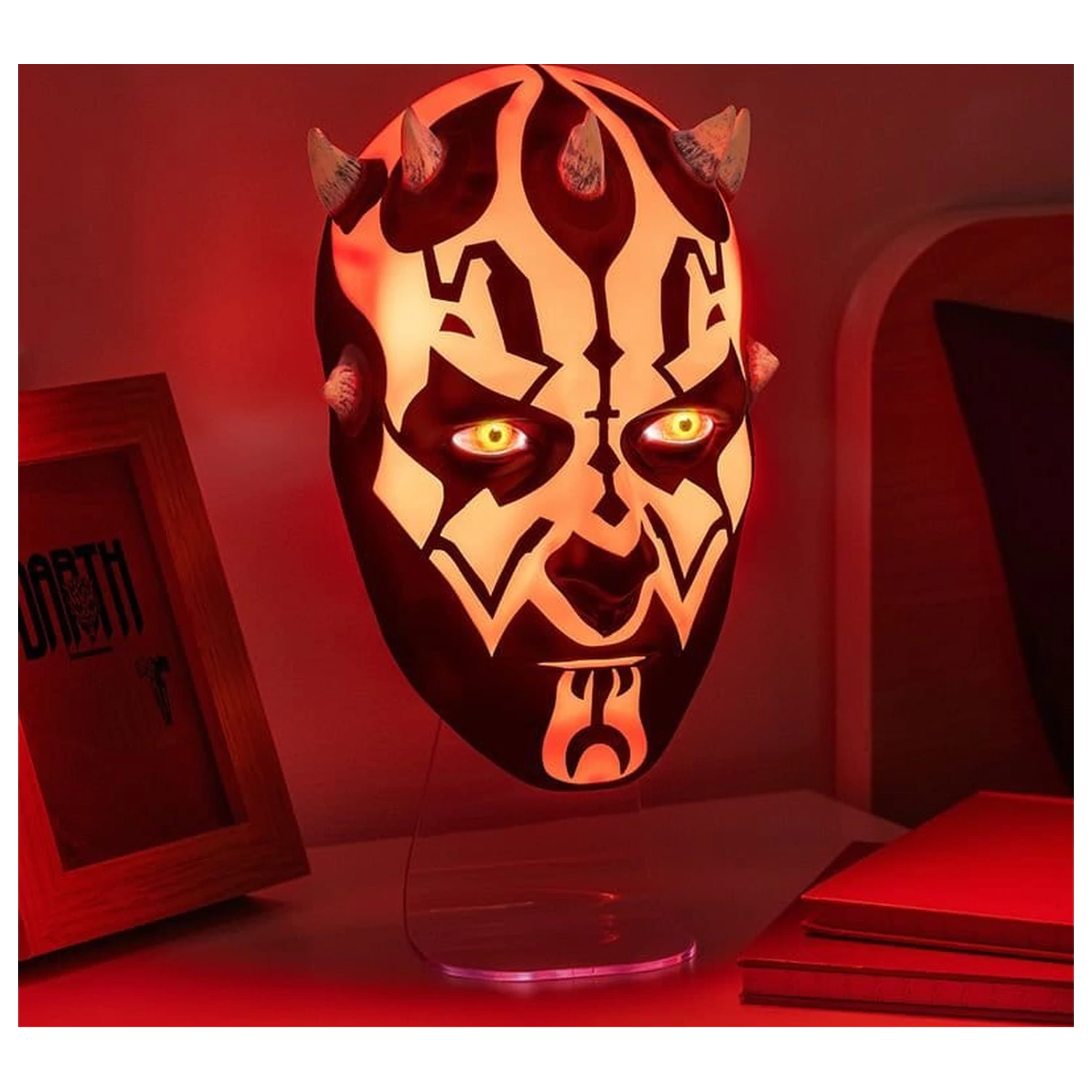Star Wars svetelná maska Darth Maul produktová fotografia