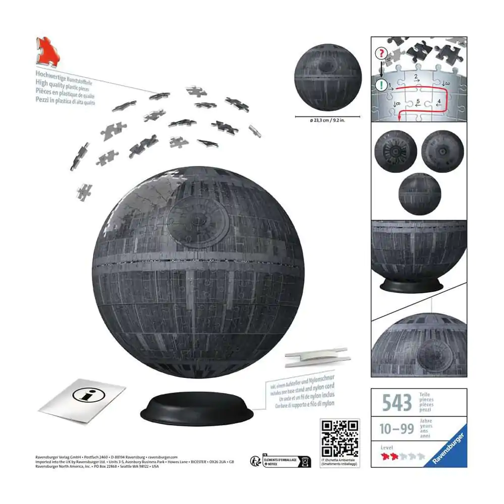 Star Wars 3D Puzzle Death Star (543 ks) termékfotó