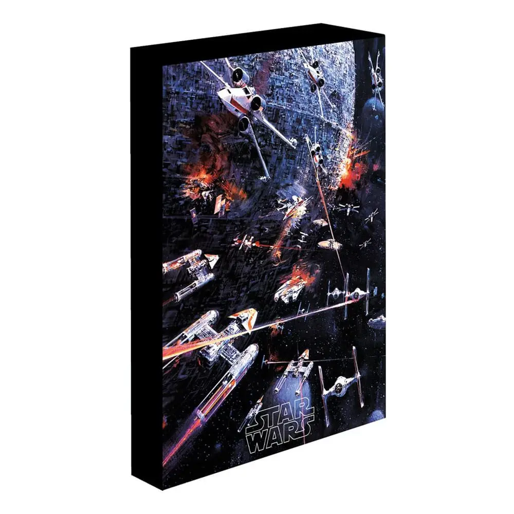 Star Wars Plátno Tlač Death Star Assault 30 x 40cm produktová fotografia