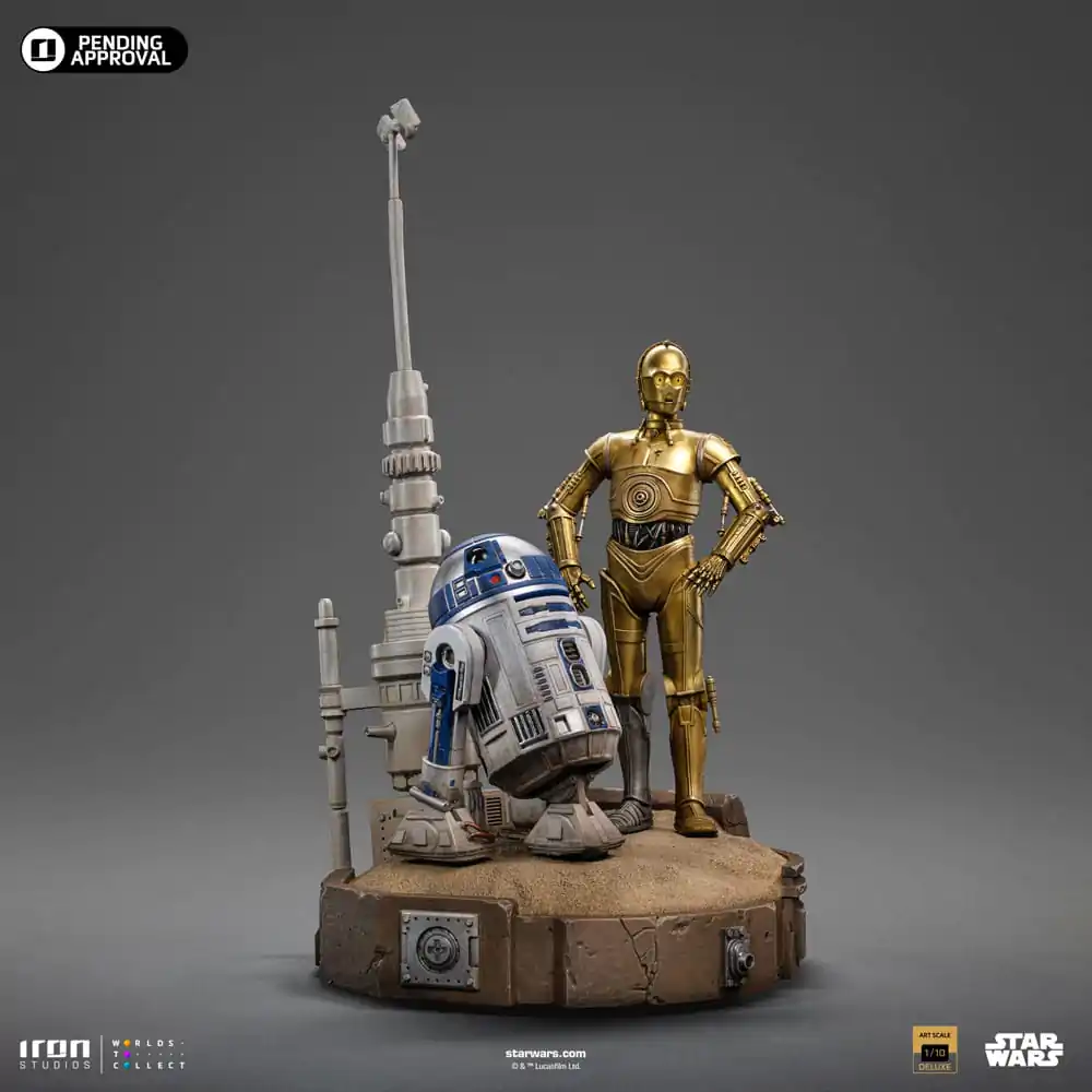 Star Wars Deluxe Art Scale Socha 1/10 C-3PO & R2D2 31 cm produktová fotografia