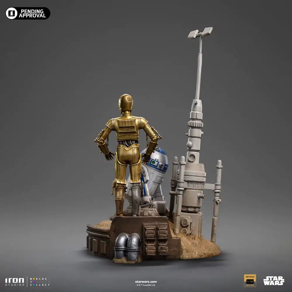 Star Wars Deluxe Art Scale Socha 1/10 C-3PO & R2D2 31 cm produktová fotografia