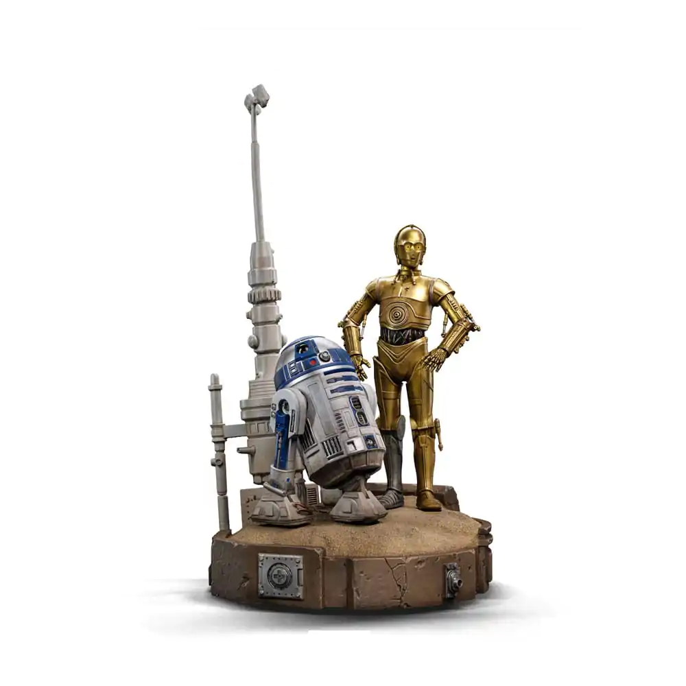 Star Wars Deluxe Art Scale Socha 1/10 C-3PO & R2D2 31 cm produktová fotografia
