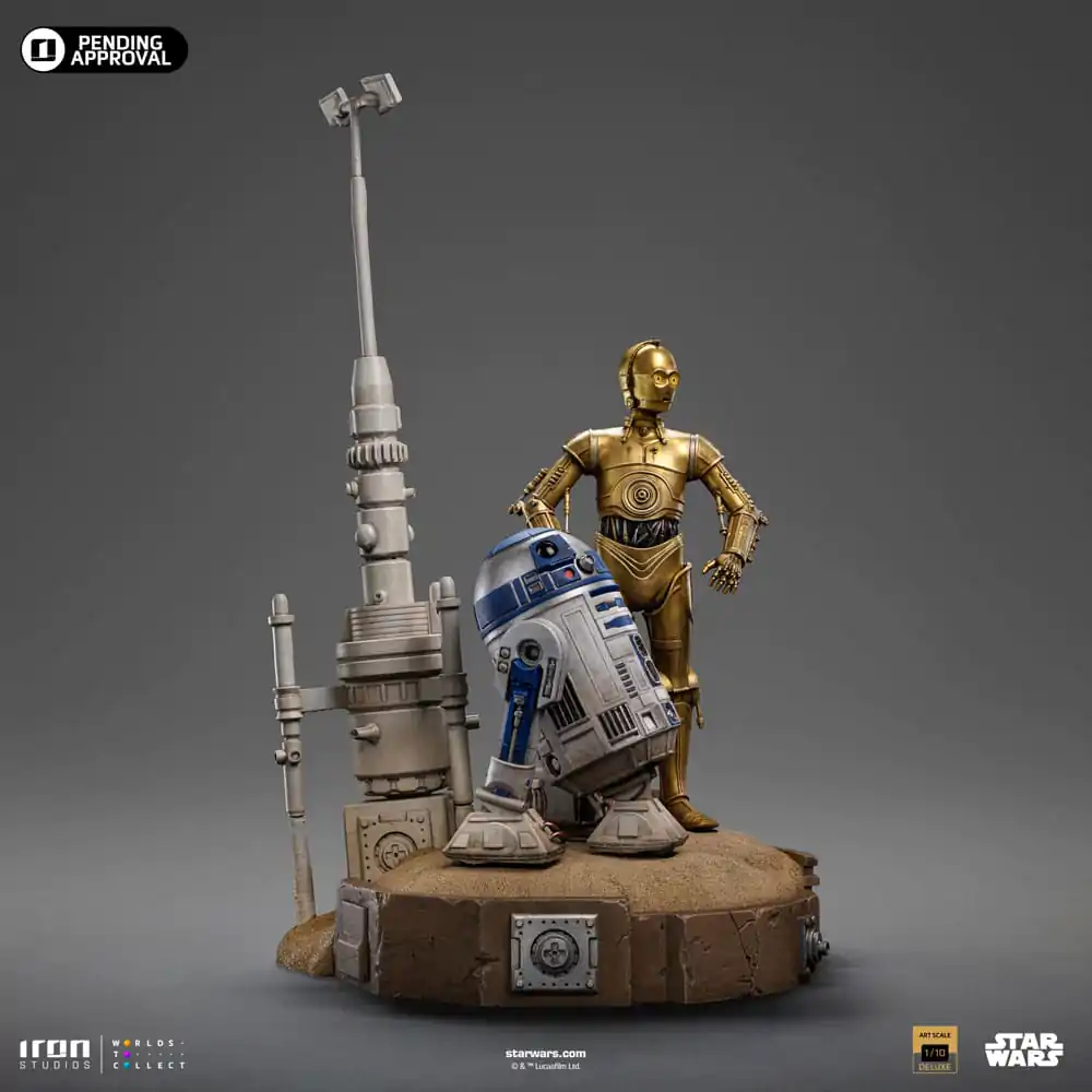 Star Wars Deluxe Art Scale Socha 1/10 C-3PO & R2D2 31 cm produktová fotografia