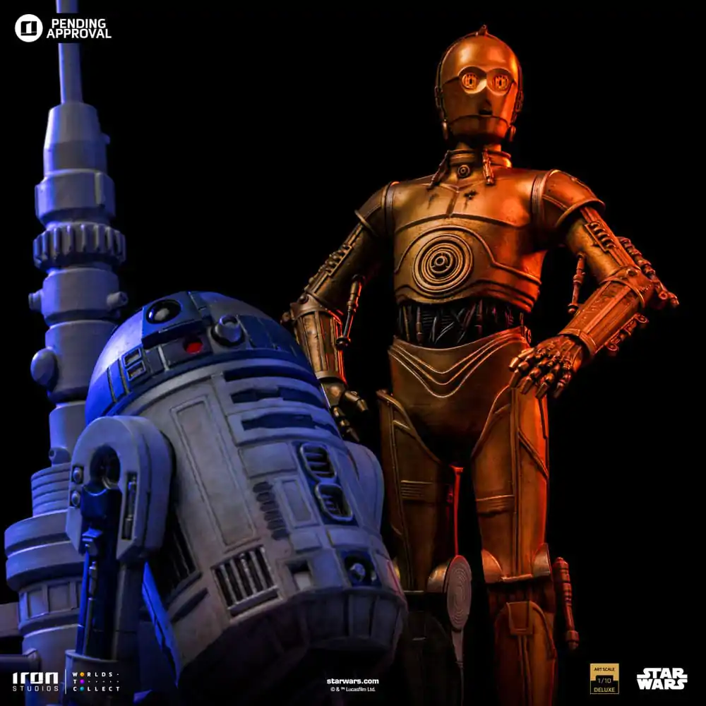 Star Wars Deluxe Art Scale Socha 1/10 C-3PO & R2D2 31 cm produktová fotografia