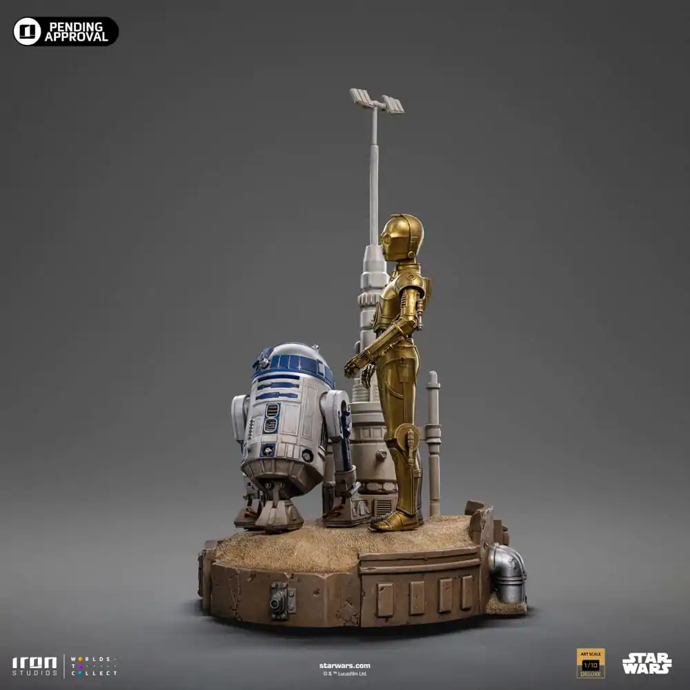 Star Wars Deluxe Art Scale Socha 1/10 C-3PO & R2D2 31 cm produktová fotografia