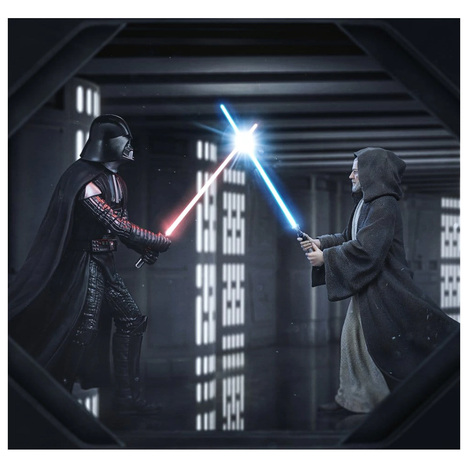 Star Wars Deluxe Art Scale Socha 1/10 Darth Vader Vs Obi-Wan Kenobi (CCXP Exclusive 2025) 24 cm produktová fotografia