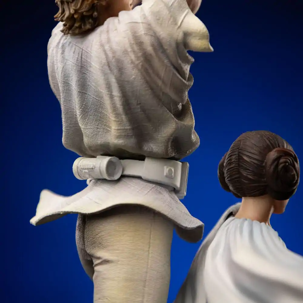 Star Wars Deluxe Art Scale Statue 1/10 Luke a Leia 41 cm termékfotó