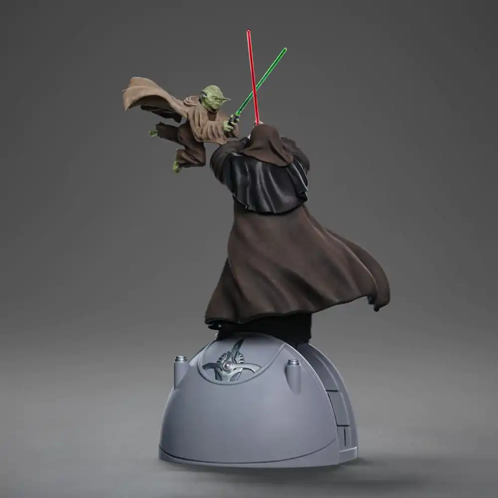 Star Wars Deluxe Art Scale Socha 1/10 Yoda vs Emperor Palpatine (CCXP Exclusive 2024) 31 cm produktová fotografia