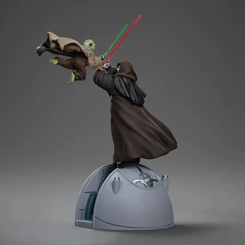 Star Wars Deluxe Art Scale Socha 1/10 Yoda vs Emperor Palpatine (CCXP Exclusive 2024) 31 cm produktová fotografia