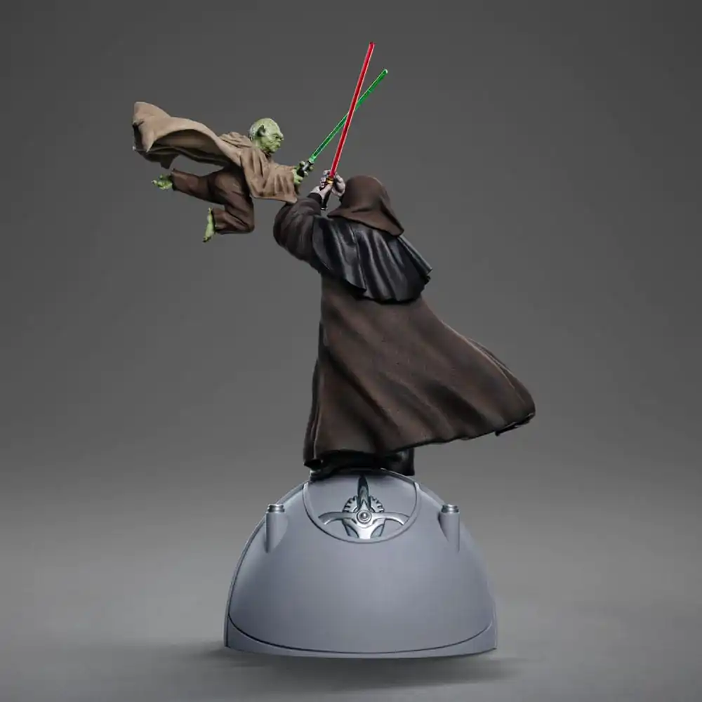 Star Wars Deluxe Art Scale Socha 1/10 Yoda vs Emperor Palpatine (CCXP Exclusive 2024) 31 cm produktová fotografia