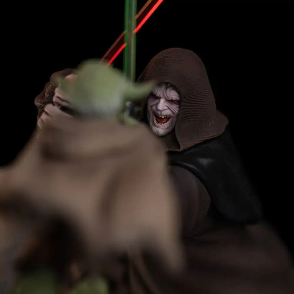 Star Wars Deluxe Art Scale Socha 1/10 Yoda vs Emperor Palpatine (CCXP Exclusive 2024) 31 cm produktová fotografia