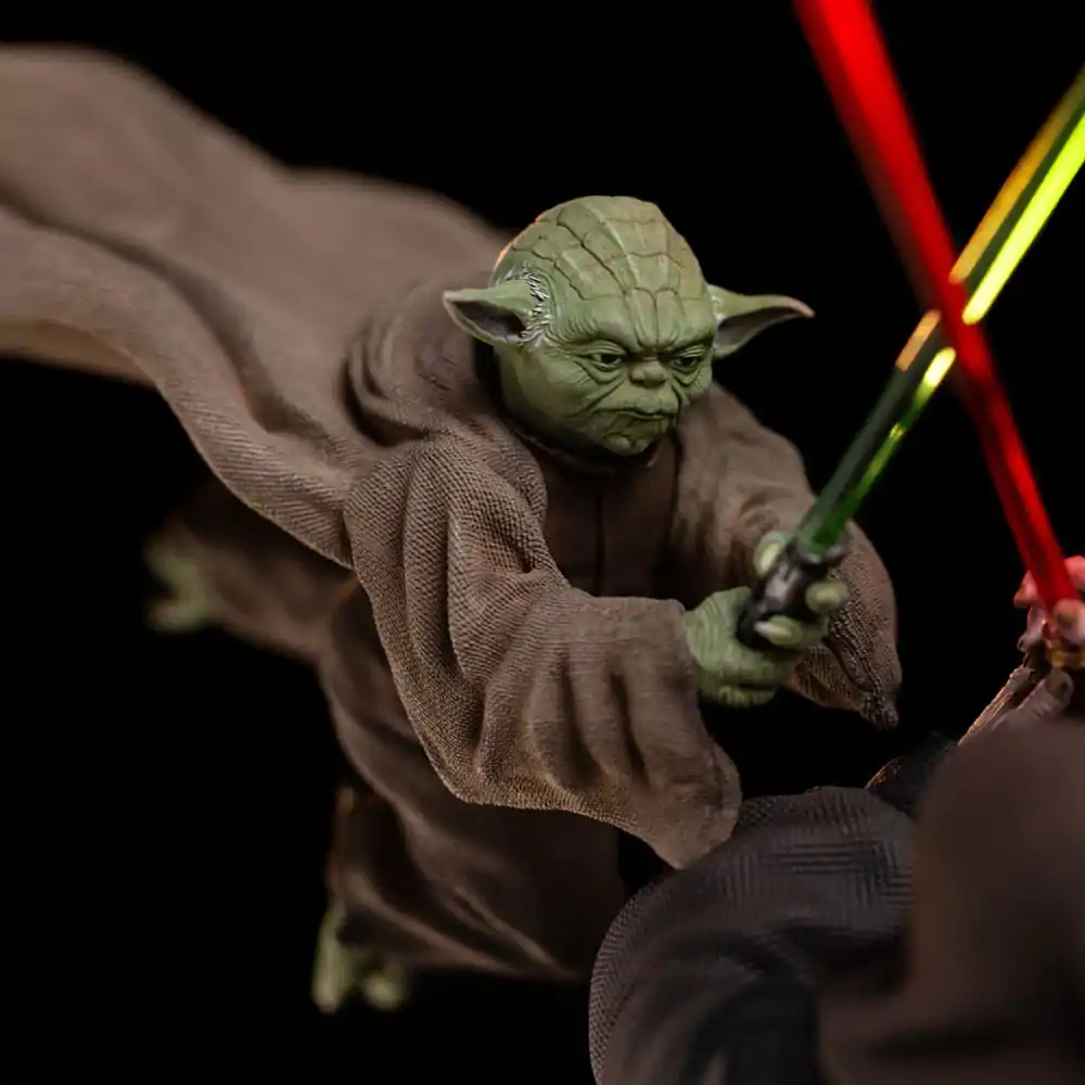 Star Wars Deluxe Art Scale Socha 1/10 Yoda vs Emperor Palpatine (CCXP Exclusive 2024) 31 cm produktová fotografia