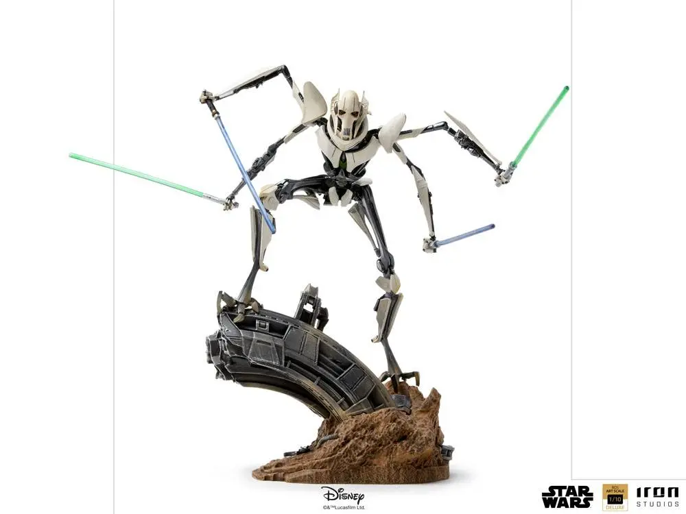Star Wars Deluxe BDS Art mierka socha 1/10 General Grievous 33 cm produktová fotografia