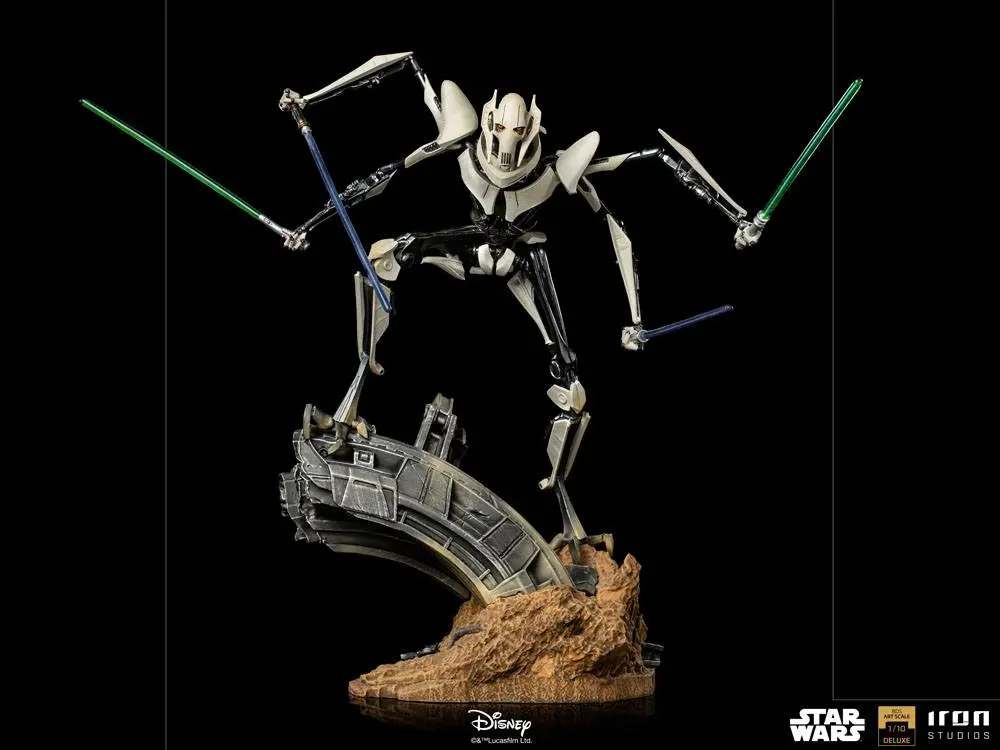 Star Wars Deluxe BDS Art mierka socha 1/10 General Grievous 33 cm produktová fotografia