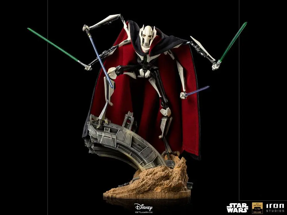 Star Wars Deluxe BDS Art mierka socha 1/10 General Grievous 33 cm produktová fotografia