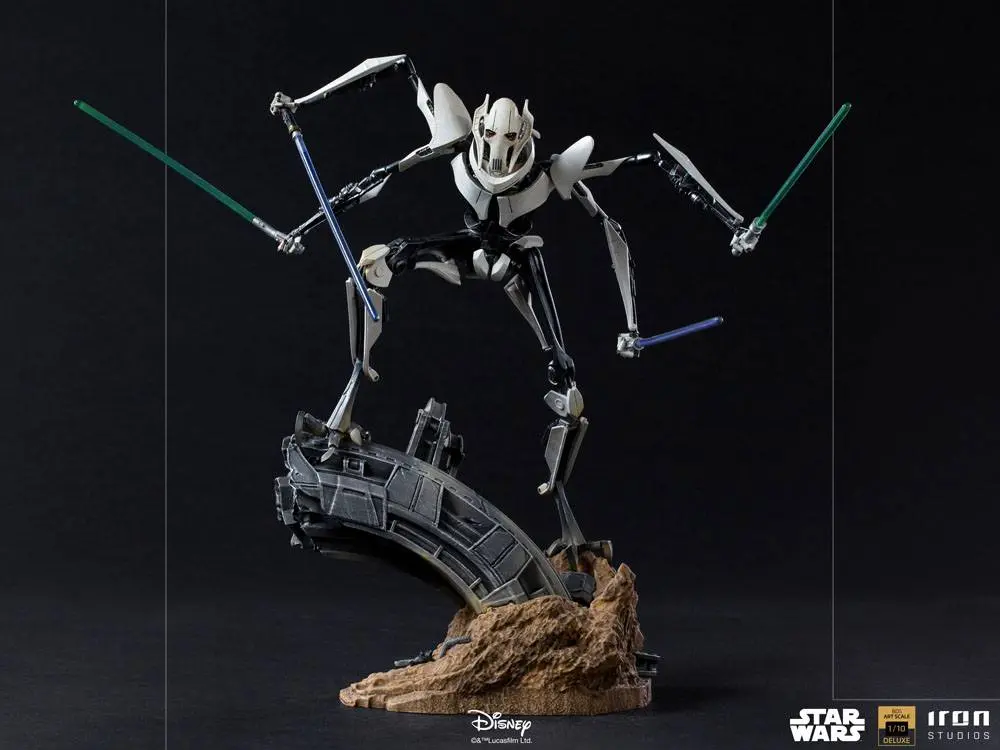 Star Wars Deluxe BDS Art mierka socha 1/10 General Grievous 33 cm produktová fotografia