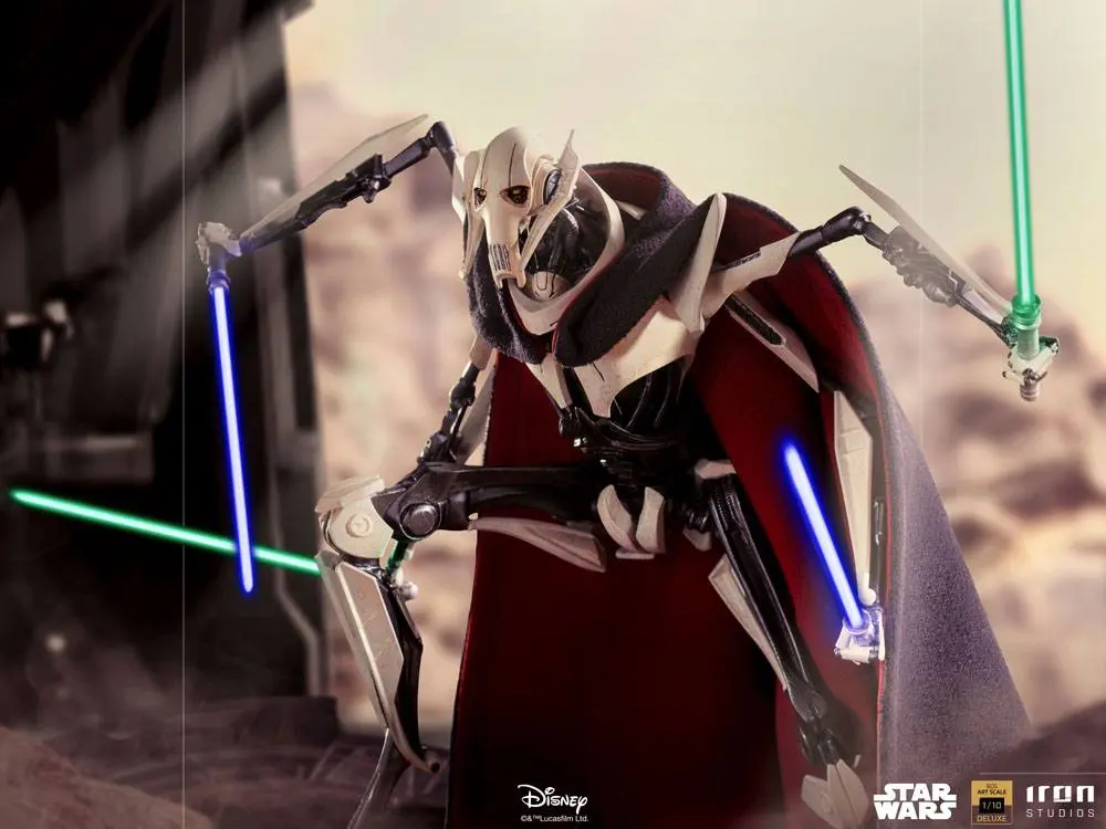 Star Wars Deluxe BDS Art mierka socha 1/10 General Grievous 33 cm produktová fotografia