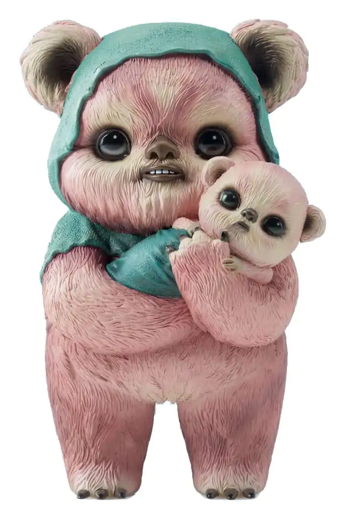 Star Wars dizajnérska soška Ewok od Mab Graves ružová varianta 18 cm termékfotó