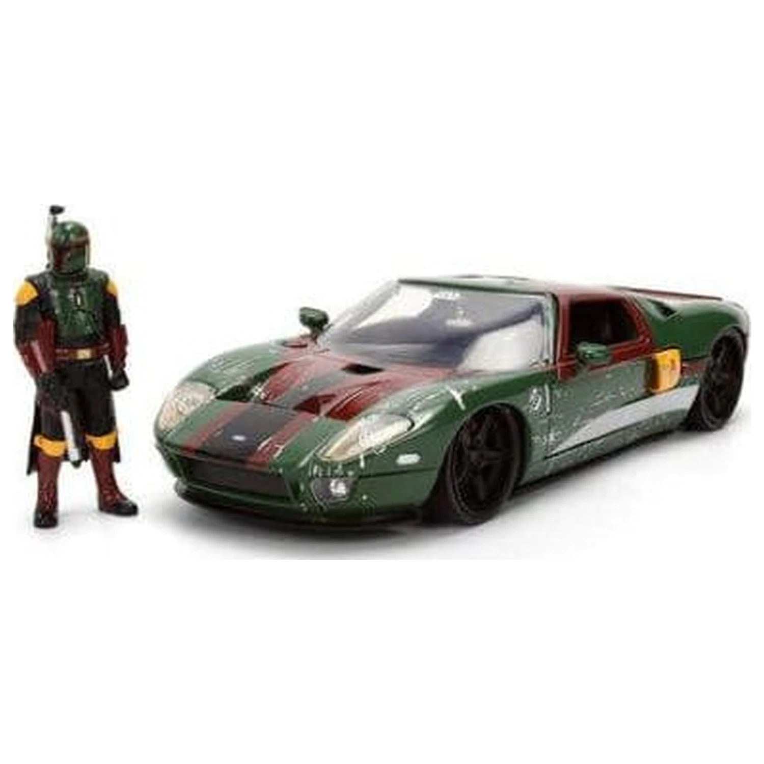 Star Wars Diecast Model 1:24 Boba Fett 2005 Ford GT produktová fotografia