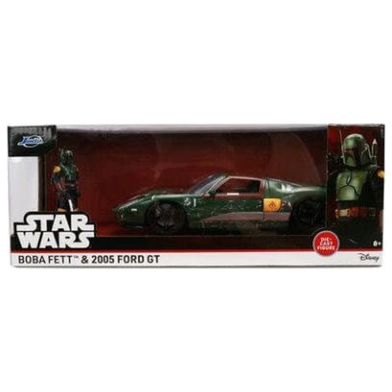 Star Wars Diecast Model 1:24 Boba Fett 2005 Ford GT produktová fotografia