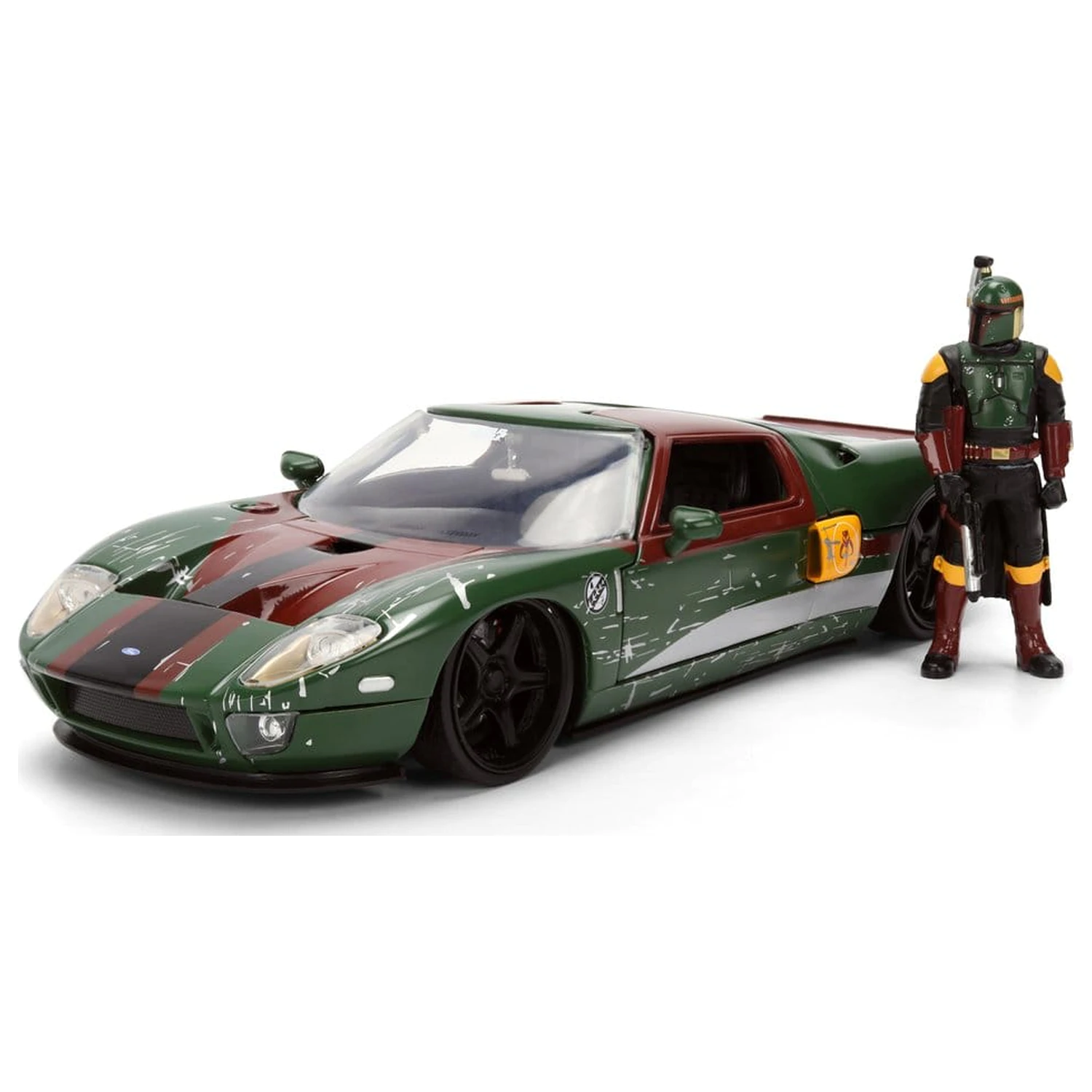 Star Wars Diecast Model 1:24 Boba Fett 2005 Ford GT produktová fotografia