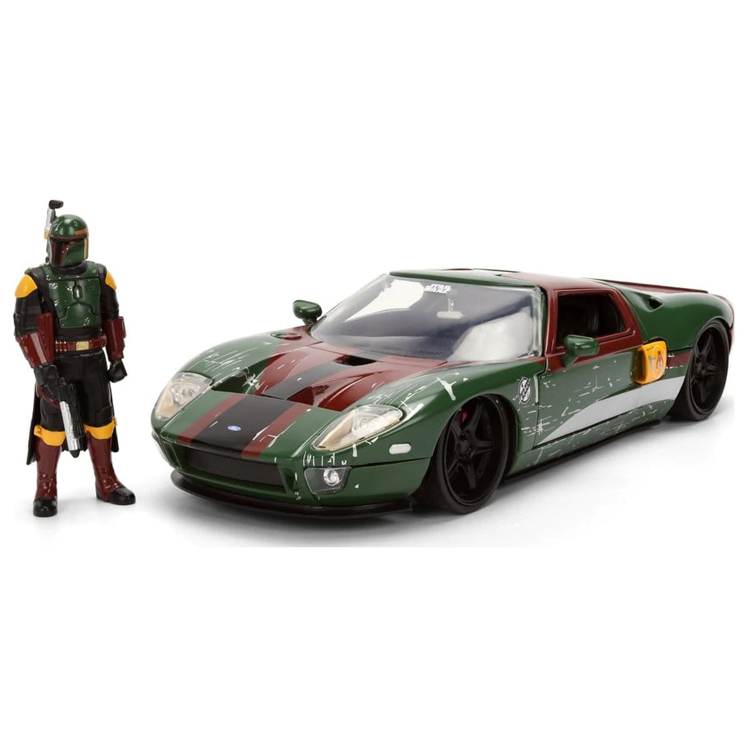 Star Wars Diecast Model 1:24 Boba Fett 2005 Ford GT produktová fotografia
