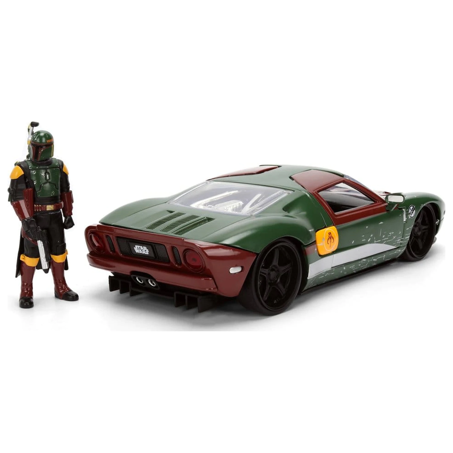 Star Wars Diecast Model 1:24 Boba Fett 2005 Ford GT produktová fotografia