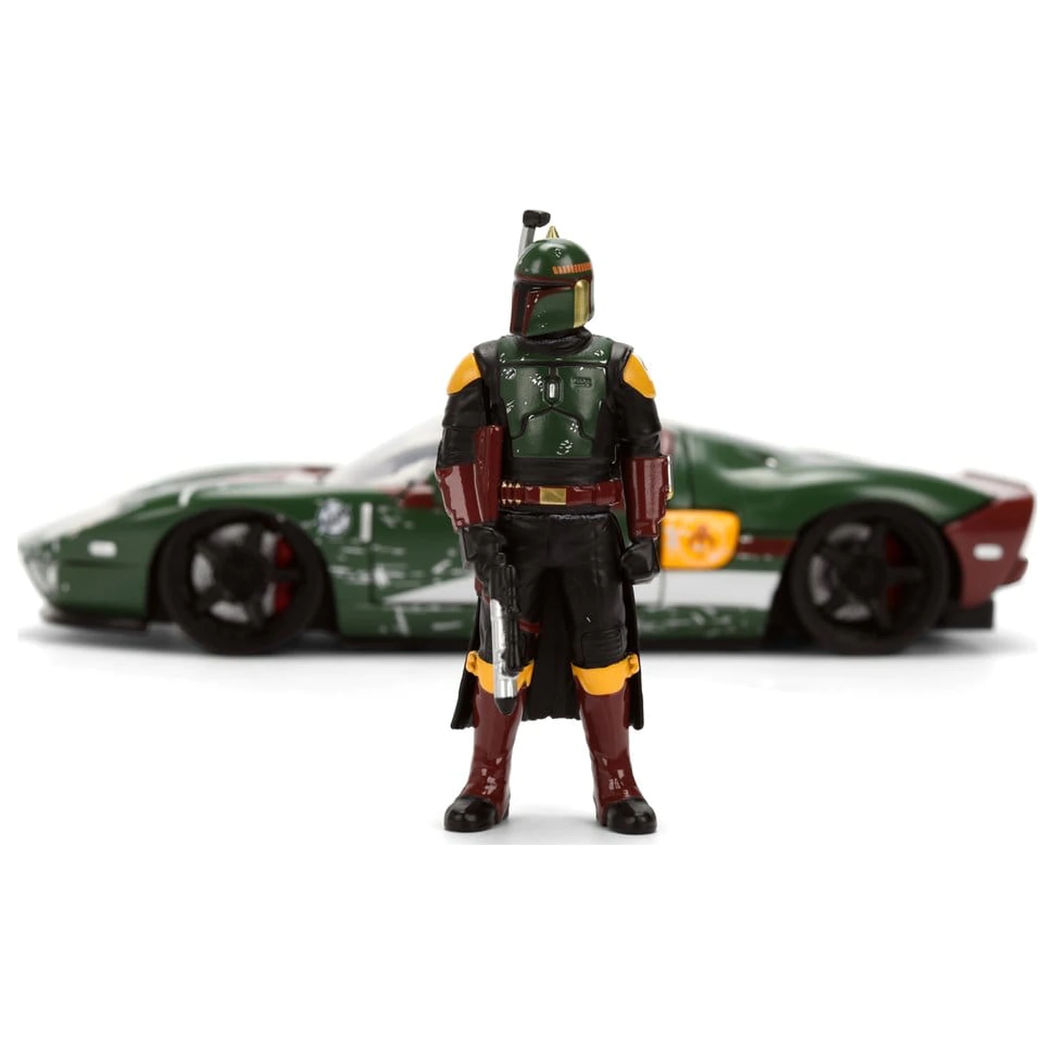 Star Wars Diecast Model 1:24 Boba Fett 2005 Ford GT produktová fotografia