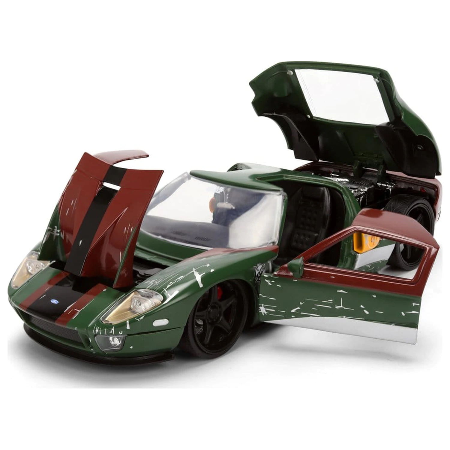 Star Wars Diecast Model 1:24 Boba Fett 2005 Ford GT produktová fotografia