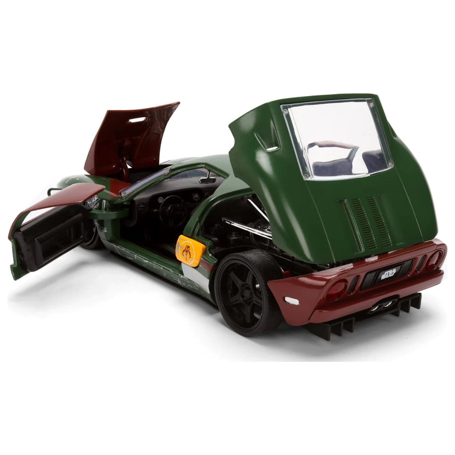 Star Wars Diecast Model 1:24 Boba Fett 2005 Ford GT produktová fotografia