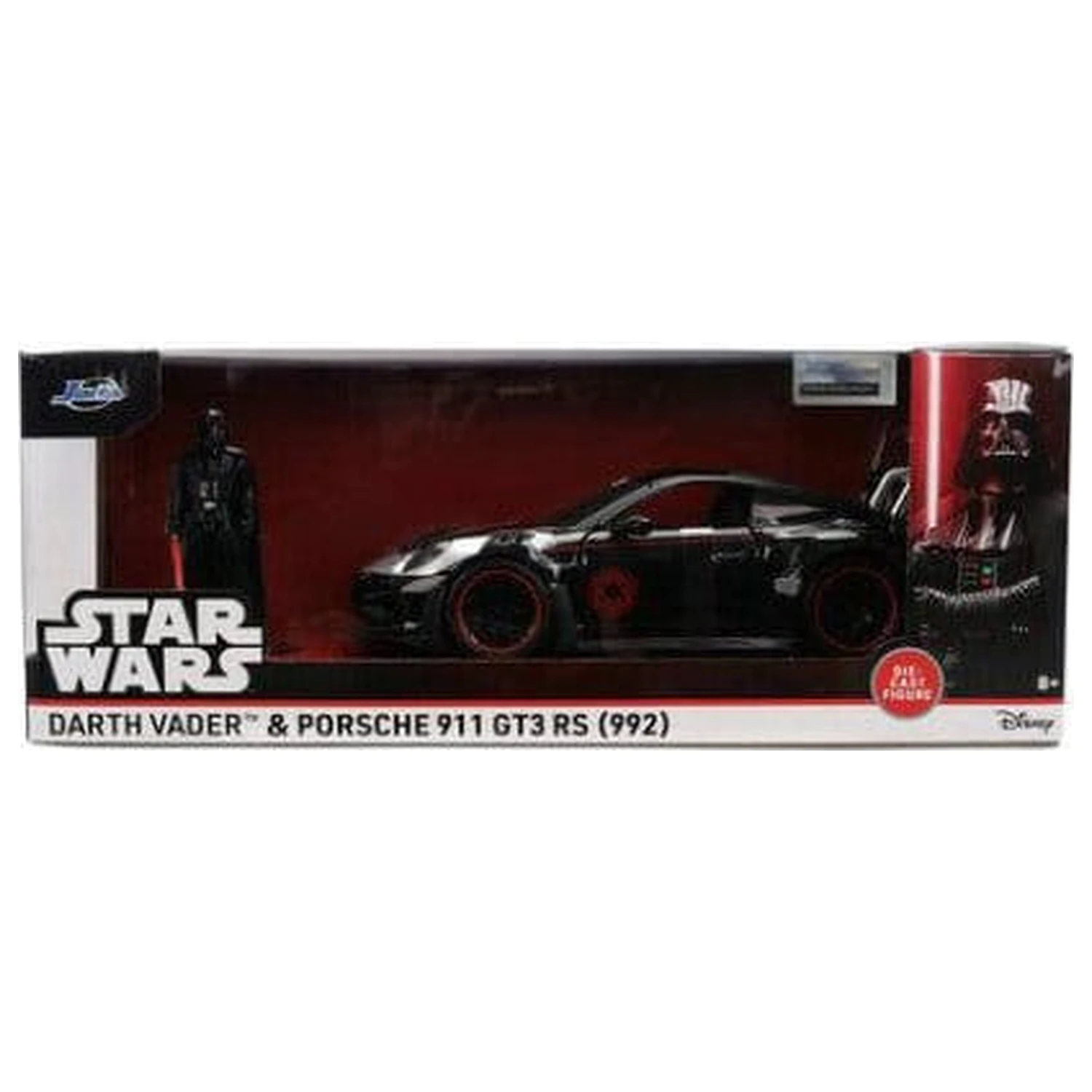 Star Wars odliatkový model 1:24 Darth Vader Porsche 911 produktová fotografia