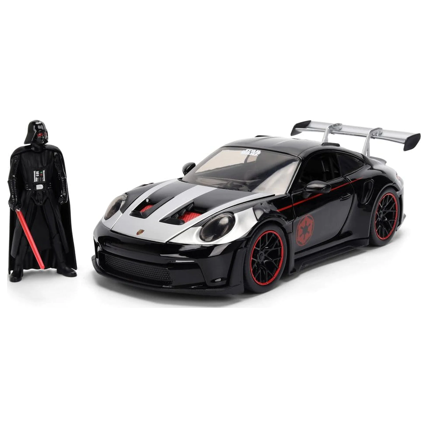 Star Wars odliatkový model 1:24 Darth Vader Porsche 911 produktová fotografia