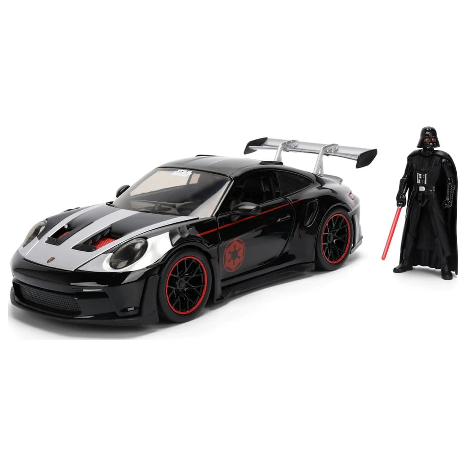 Star Wars odliatkový model 1:24 Darth Vader Porsche 911 produktová fotografia
