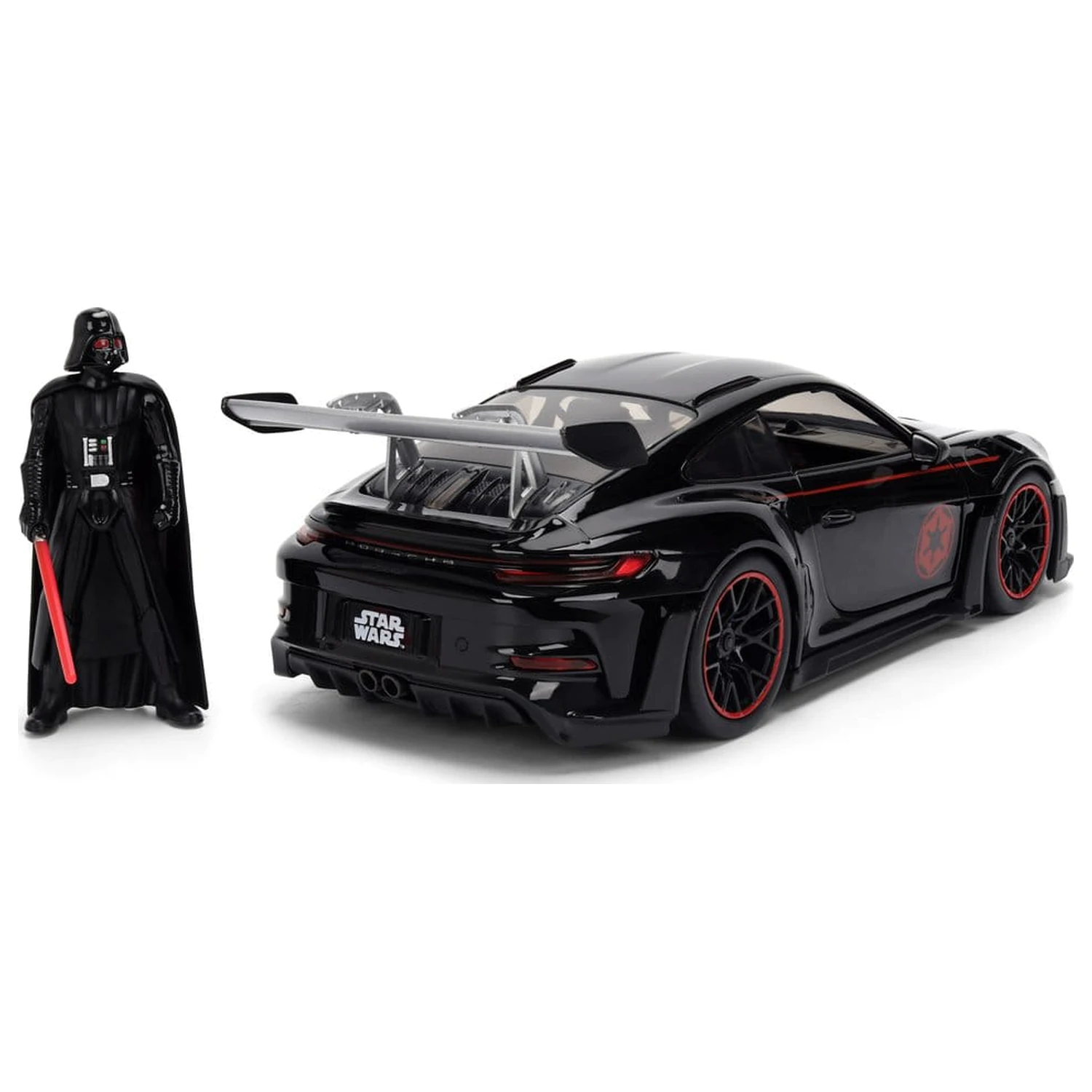 Star Wars odliatkový model 1:24 Darth Vader Porsche 911 produktová fotografia