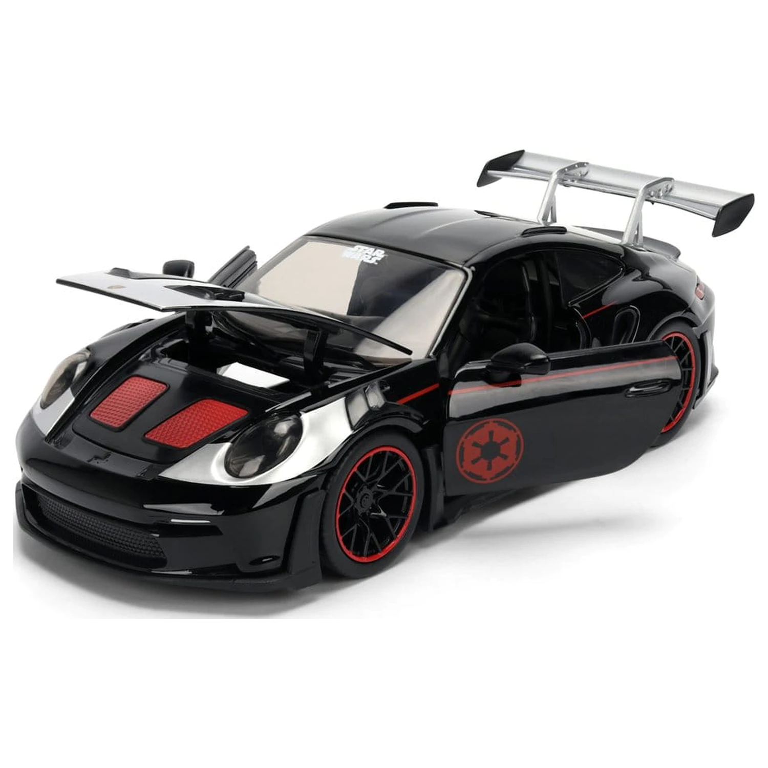 Star Wars odliatkový model 1:24 Darth Vader Porsche 911 produktová fotografia