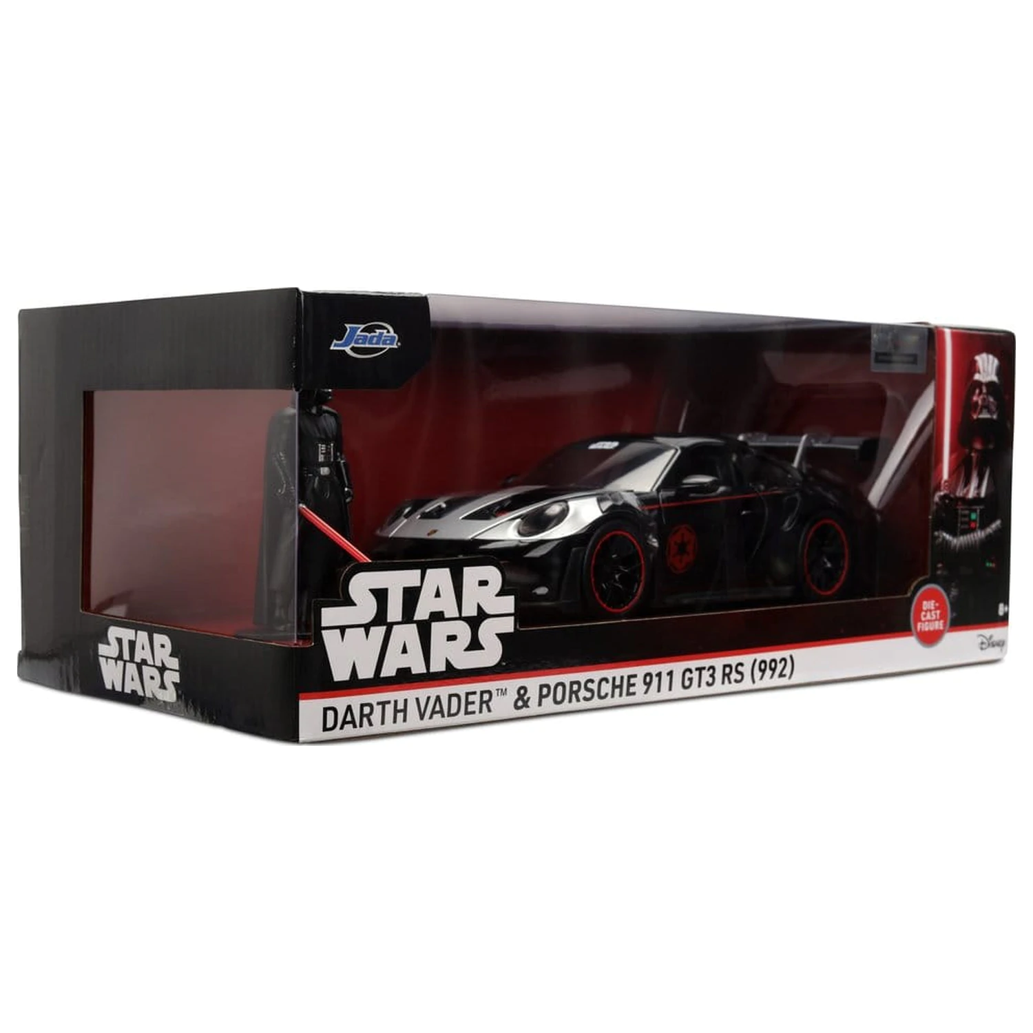 Star Wars odliatkový model 1:24 Darth Vader Porsche 911 produktová fotografia