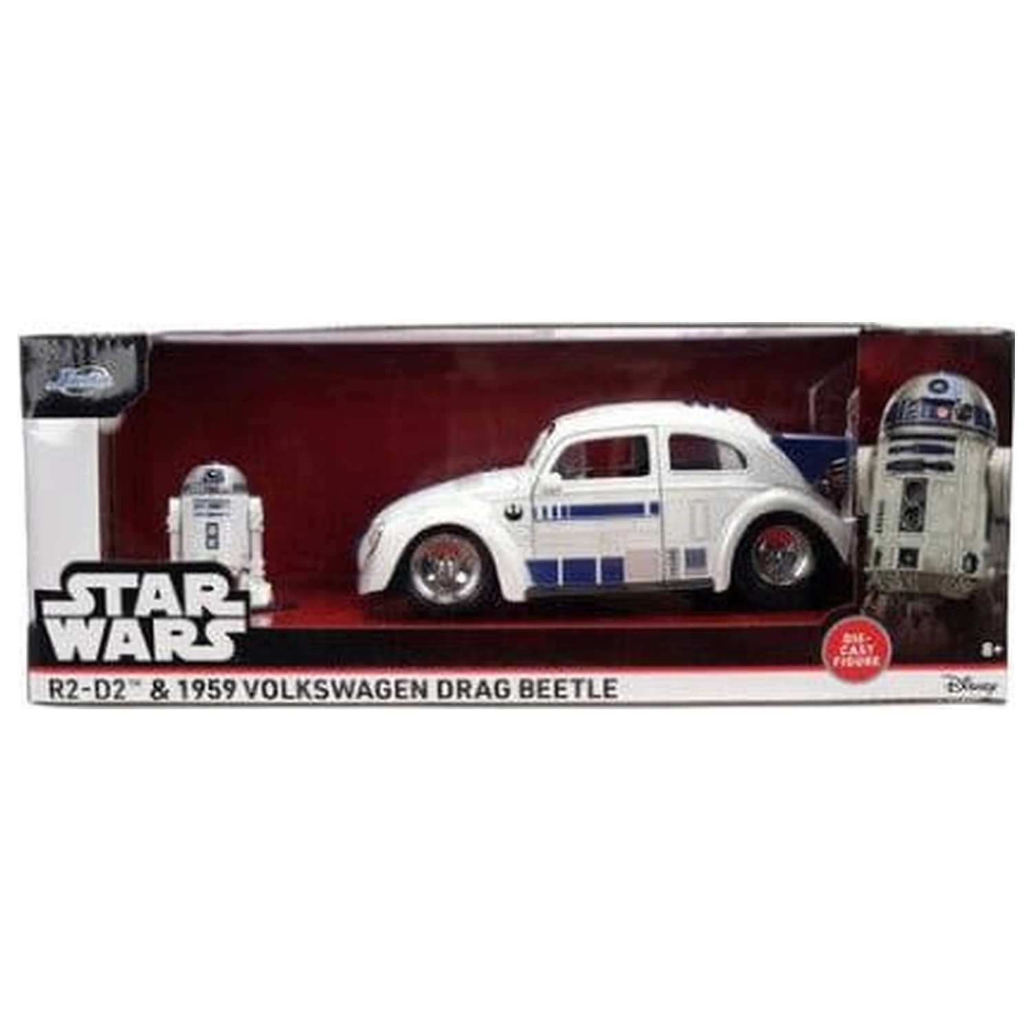 Star Wars Kovový model 1:24 R2-D2 1959 VW Drag Beetle produktová fotografia
