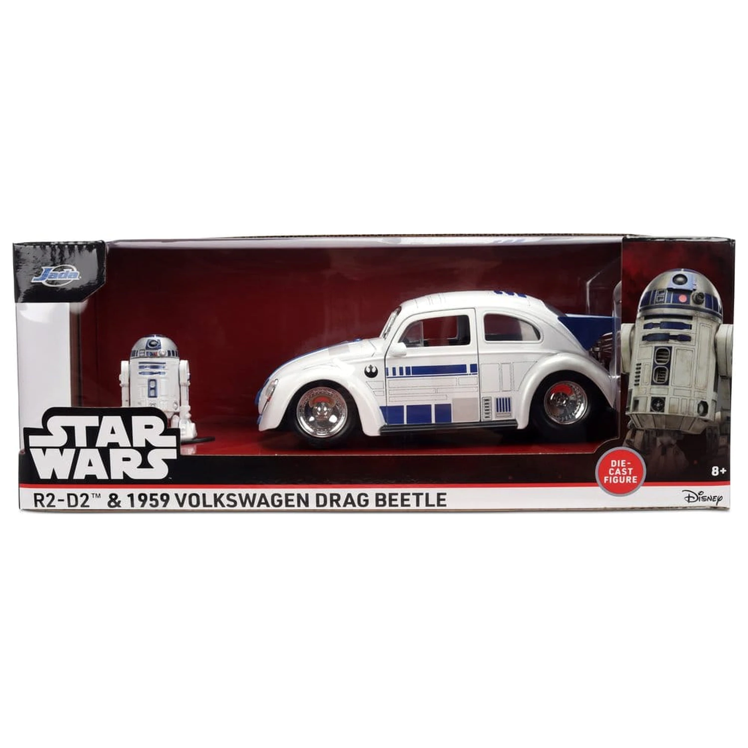 Star Wars Kovový model 1:24 R2-D2 1959 VW Drag Beetle produktová fotografia