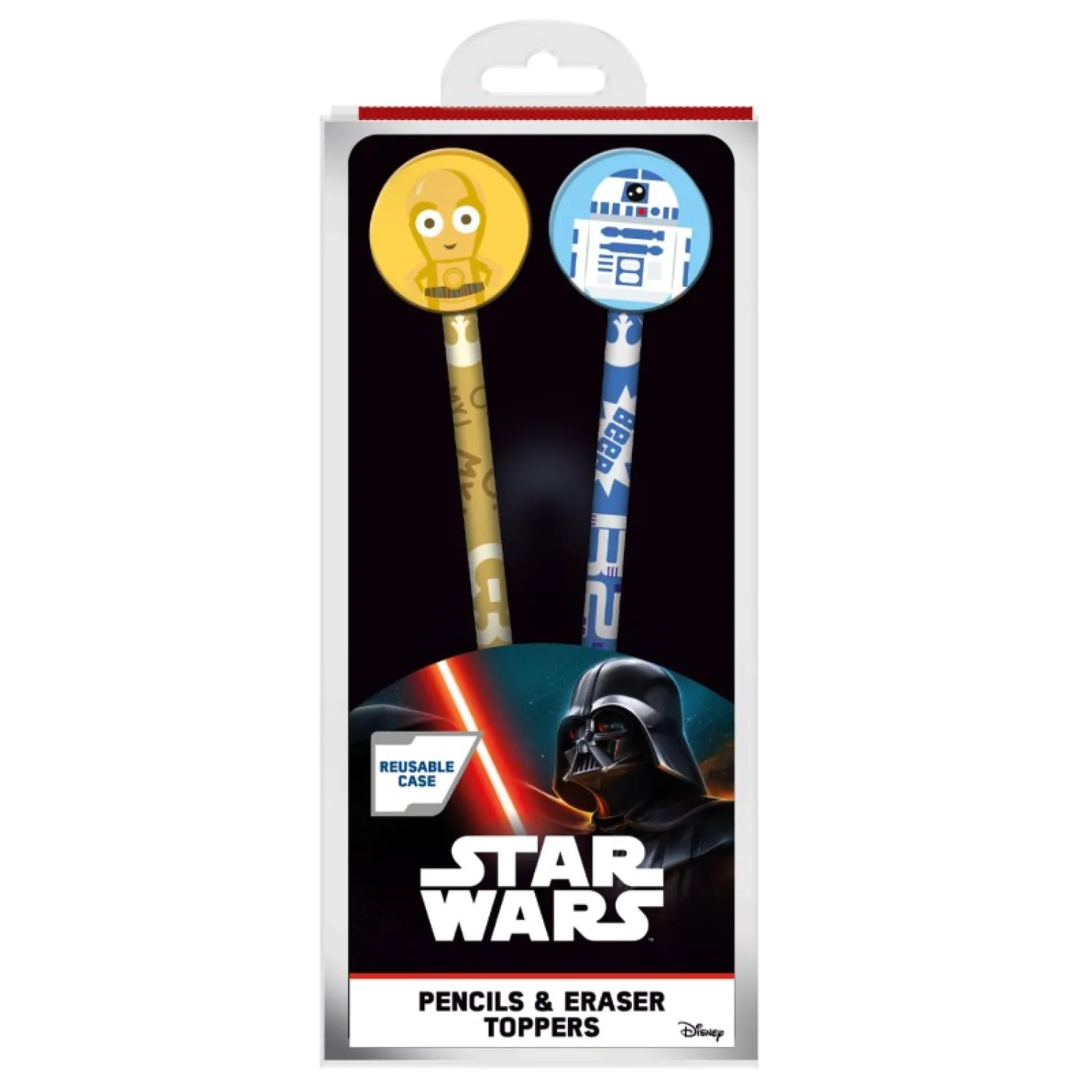 Star Wars ceruzky a ozdoby, balenie 2 kusy (Droids) produktová fotografia