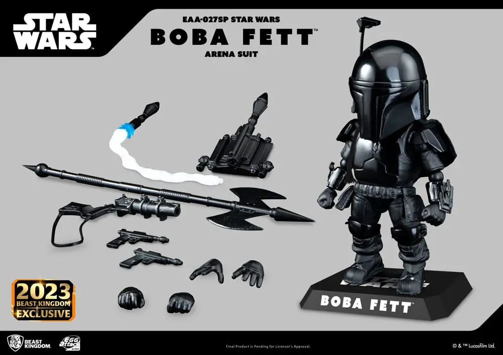 Star Wars Egg Attack Statue Boba Fett Arena Suit 17 cm termékfotó