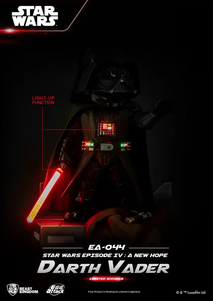 Star Wars Egg Attack Statue Darth Vader Epizóda IV 25 cm termékfotó