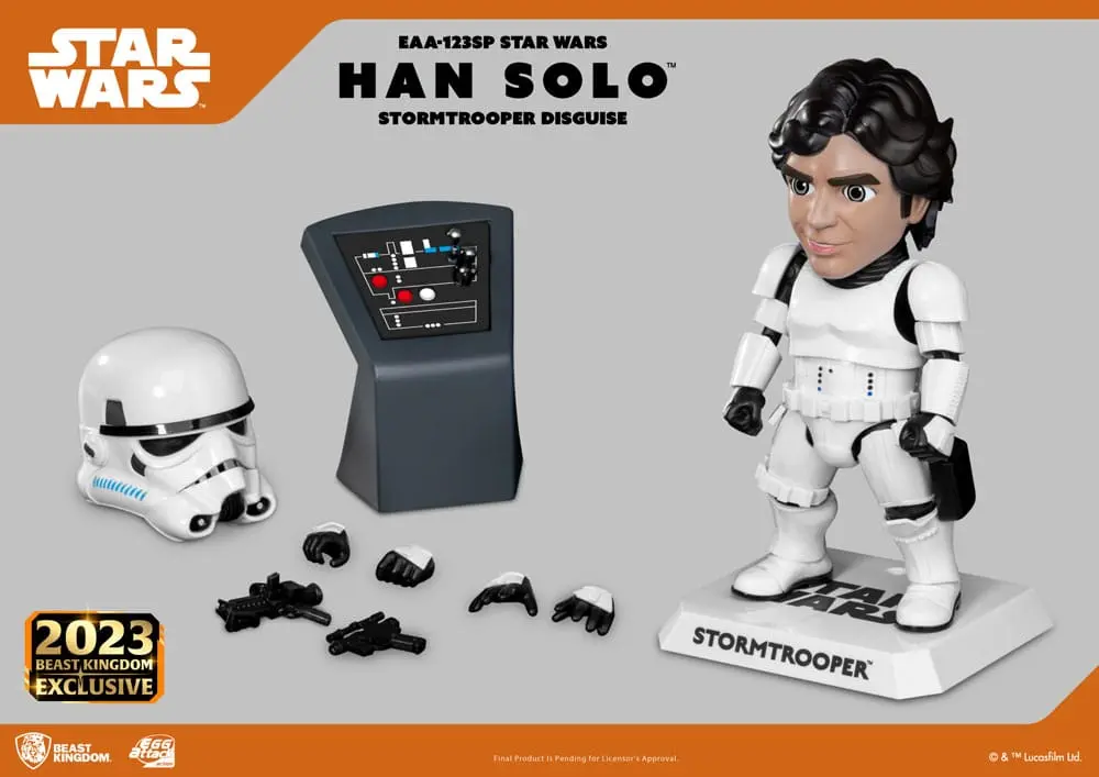 Star Wars Egg Attack socha Han Solo (Stormtrooper Disguise) 17 cm produktová fotografia