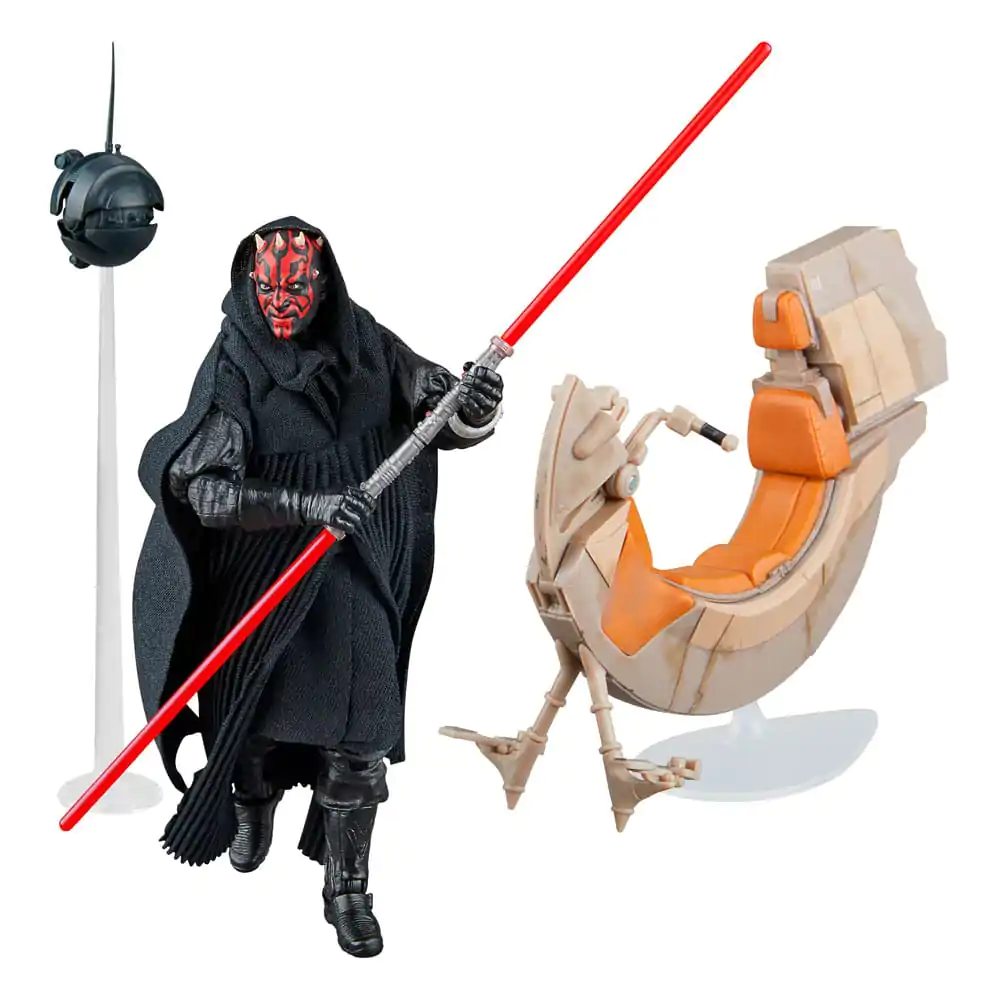 Star Wars Episode I Black Series Vozidlo s akčnou figúrkou Darth Maul & Sith Speeder SDCC 2024 produktová fotografia