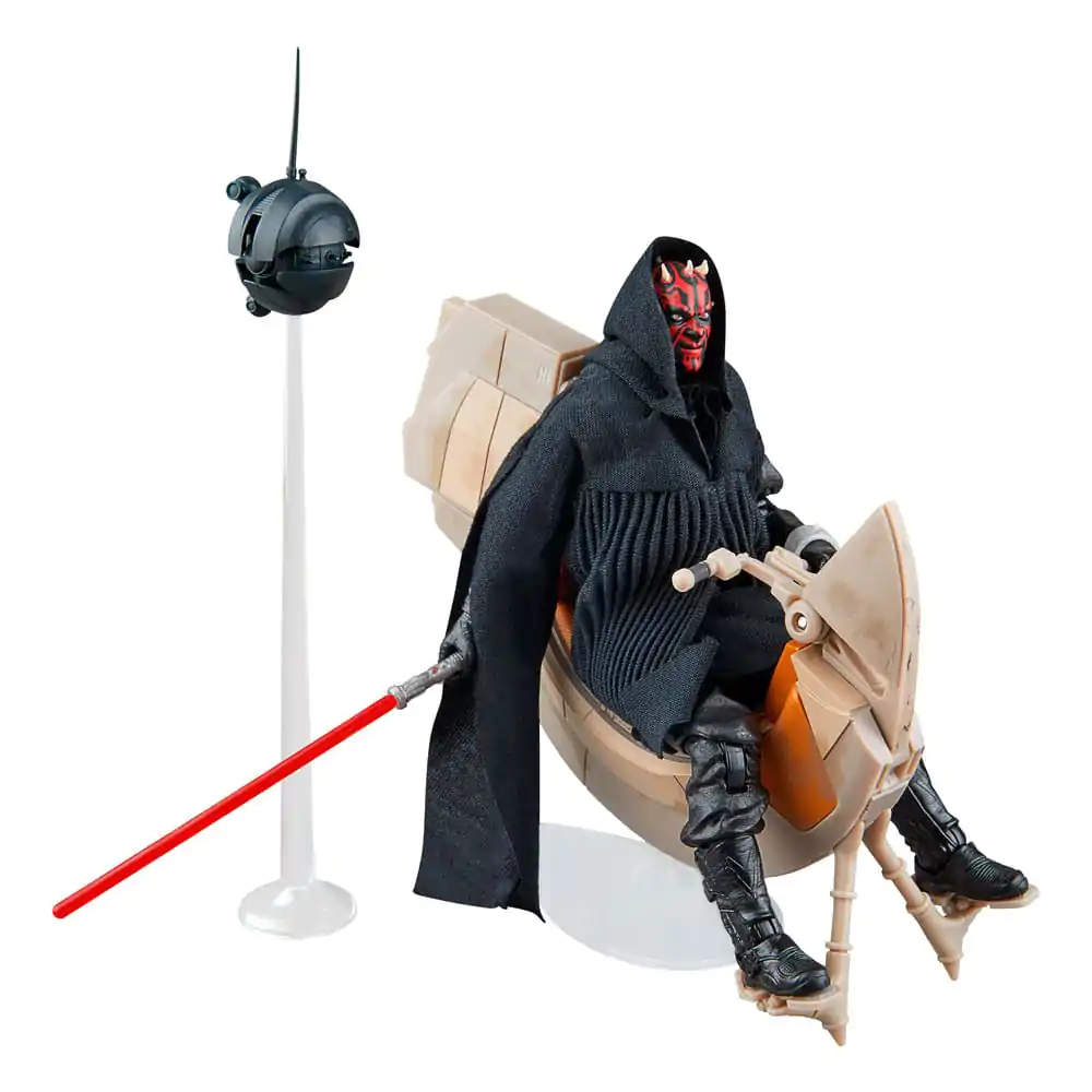 Star Wars Episode I Black Series Vozidlo s akčnou figúrkou Darth Maul & Sith Speeder SDCC 2024 produktová fotografia
