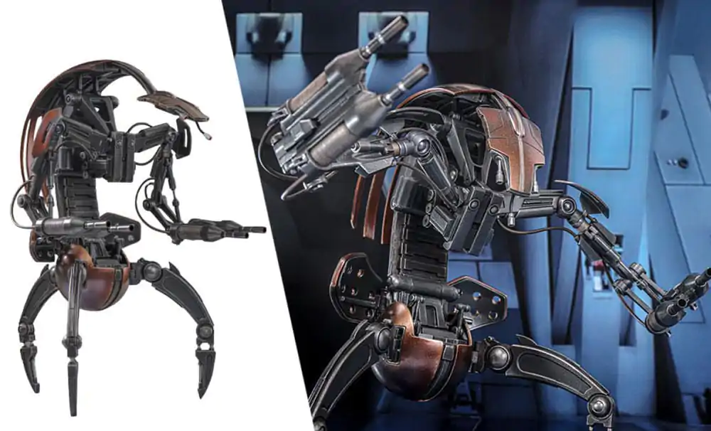 Star Wars Episode I Movie Masterpiece Akčná figúrka 1/6 Droideka 27 cm termékfotó