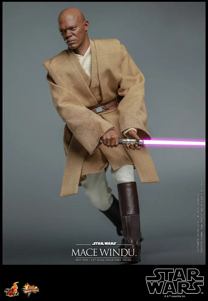 Star Wars: Episode II Akčná figúrka 1/6 Mace Windu 32 cm produktová fotografia